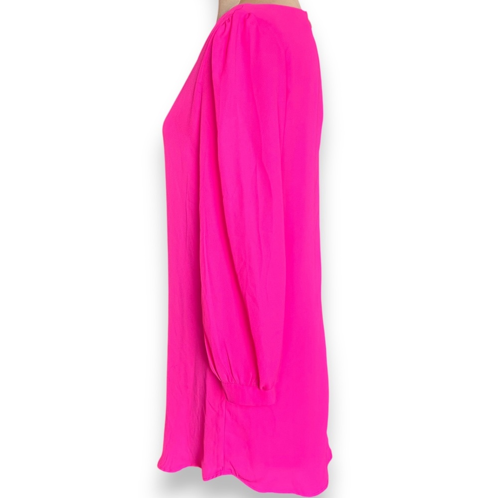 NECESSARY hot pink long sleeve dress size S NWT - Picture 2 of 8